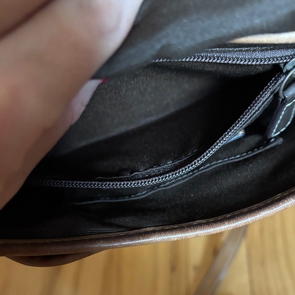 Coach Signature Brown and Tan Crossbody Bag - Picture 12 of 16